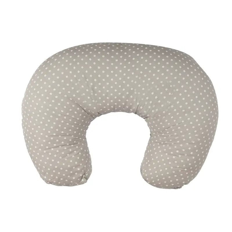 Cojín de alimentación gris estrellas