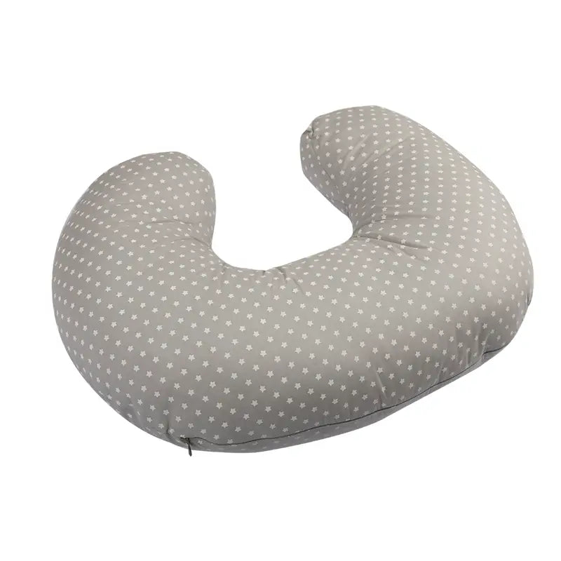 Cojín de alimentación gris estrellas
