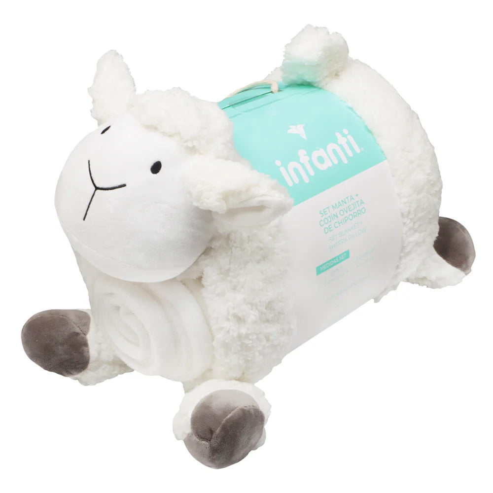 Colchón Snooze Anti-reflujo 107x67cm, Manta Oveja