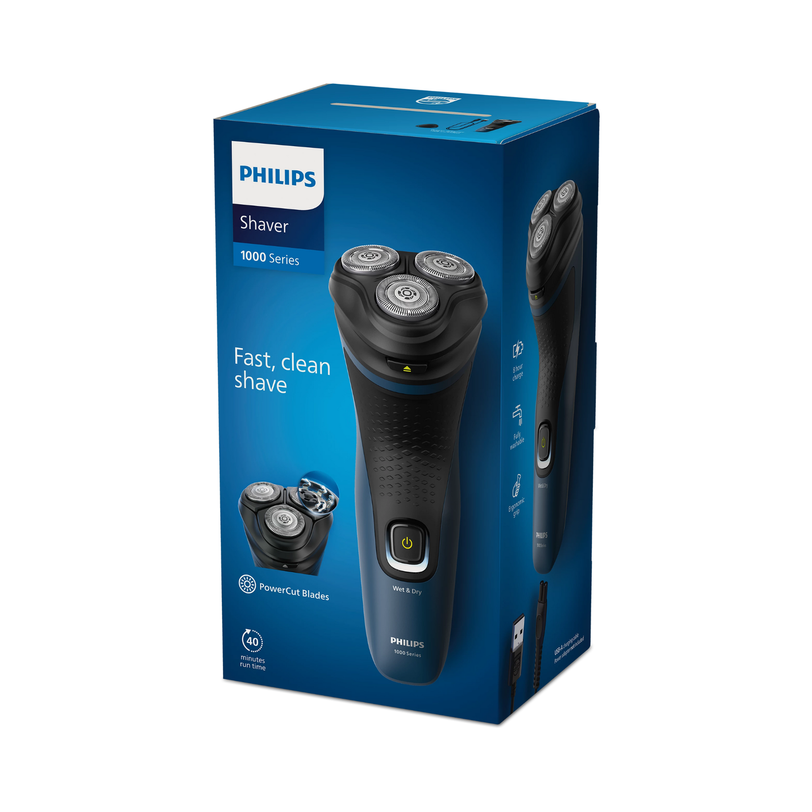 Afeitadora Serie 1000 Wet & Dry Philips