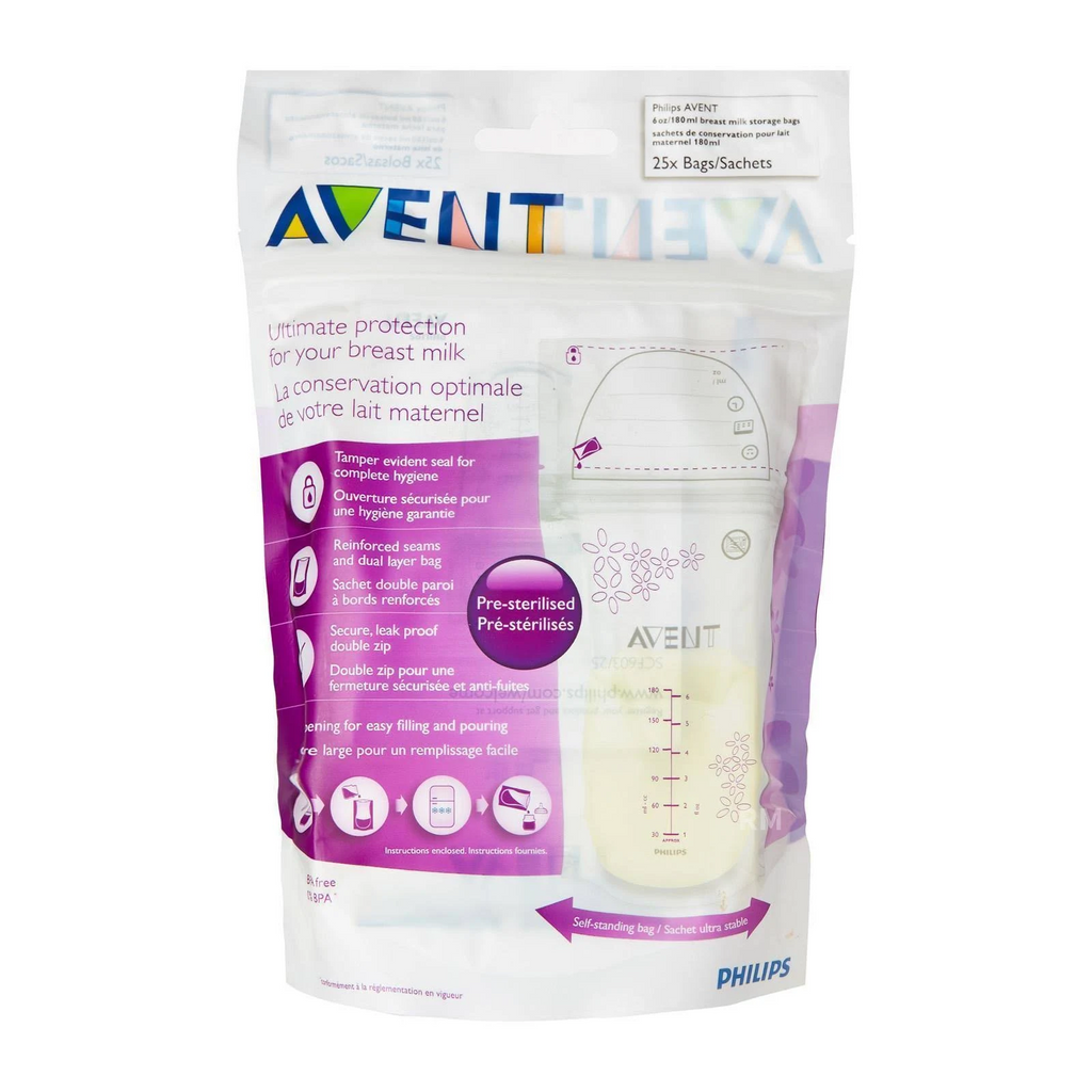 Bolsa esterilizada para leche Avent SCF603/25