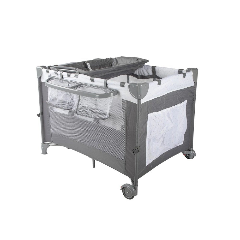 Cuna Colchón Playard Always Together Marengo Set 3 mamaderas anti-colic