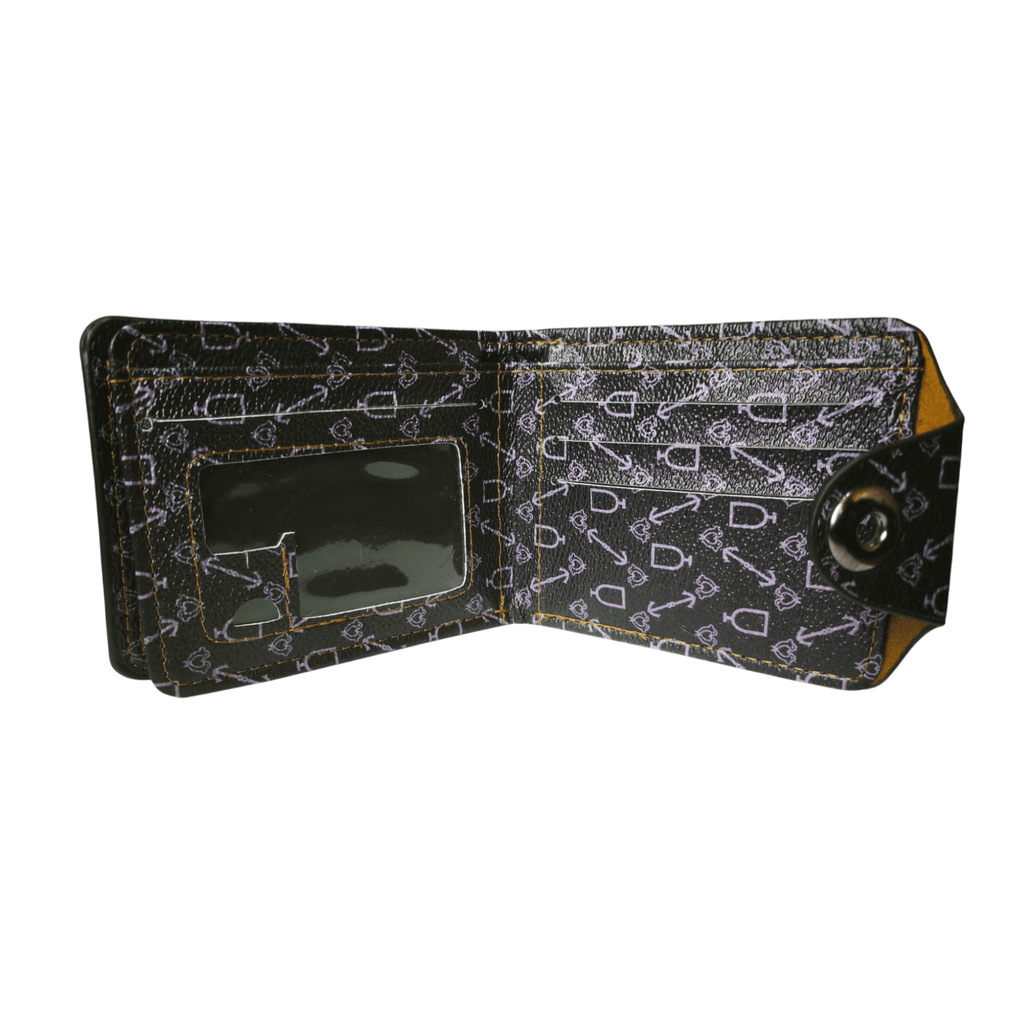 Billetera Amatista de Broche: Diseño Clásico con Toque Moderno