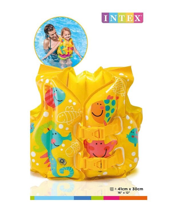 Chaleco flotador pescado 59661 INTEX