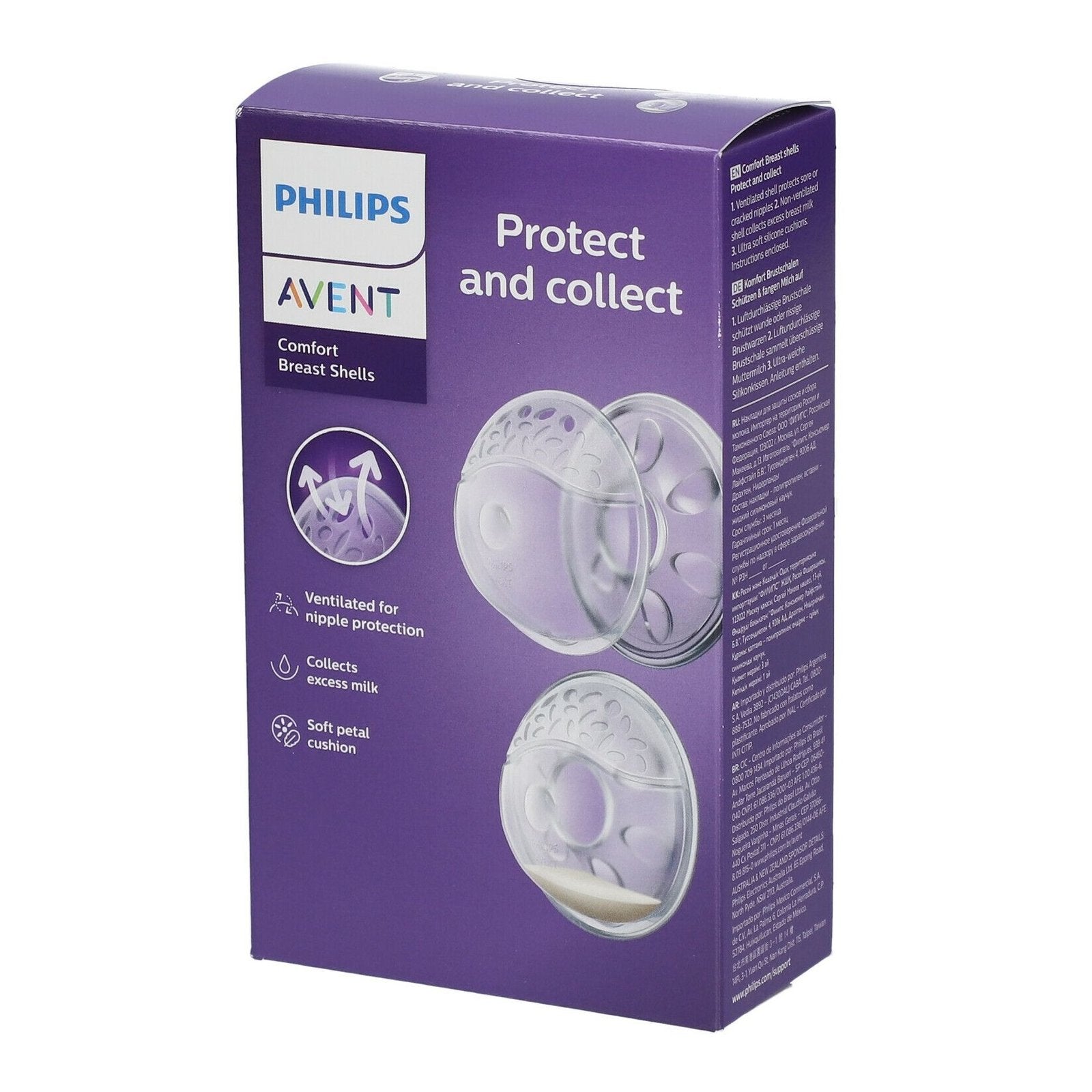 Amapolas protectores de pezón Avent