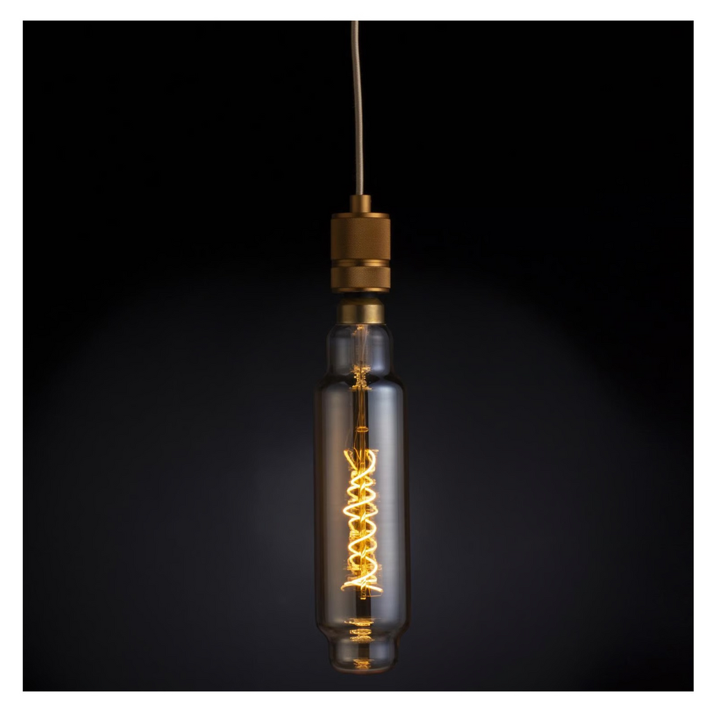 Ampolleta LED filamentos E27 4W luz cálida tipo Tubo