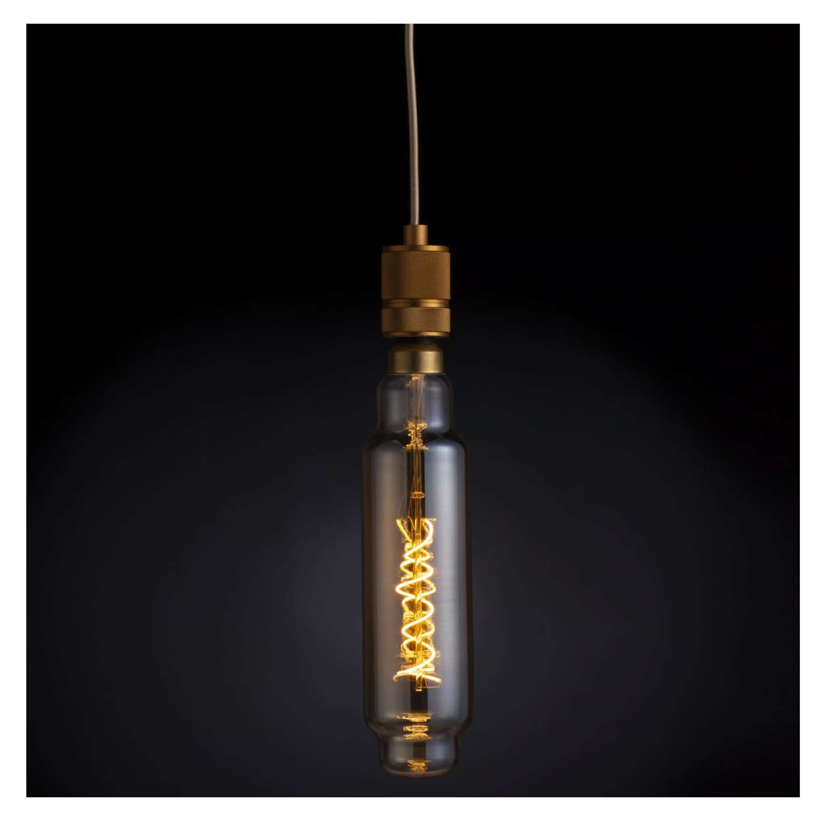 Ampolleta LED filamentos E27 4W luz cálida tipo Tubo