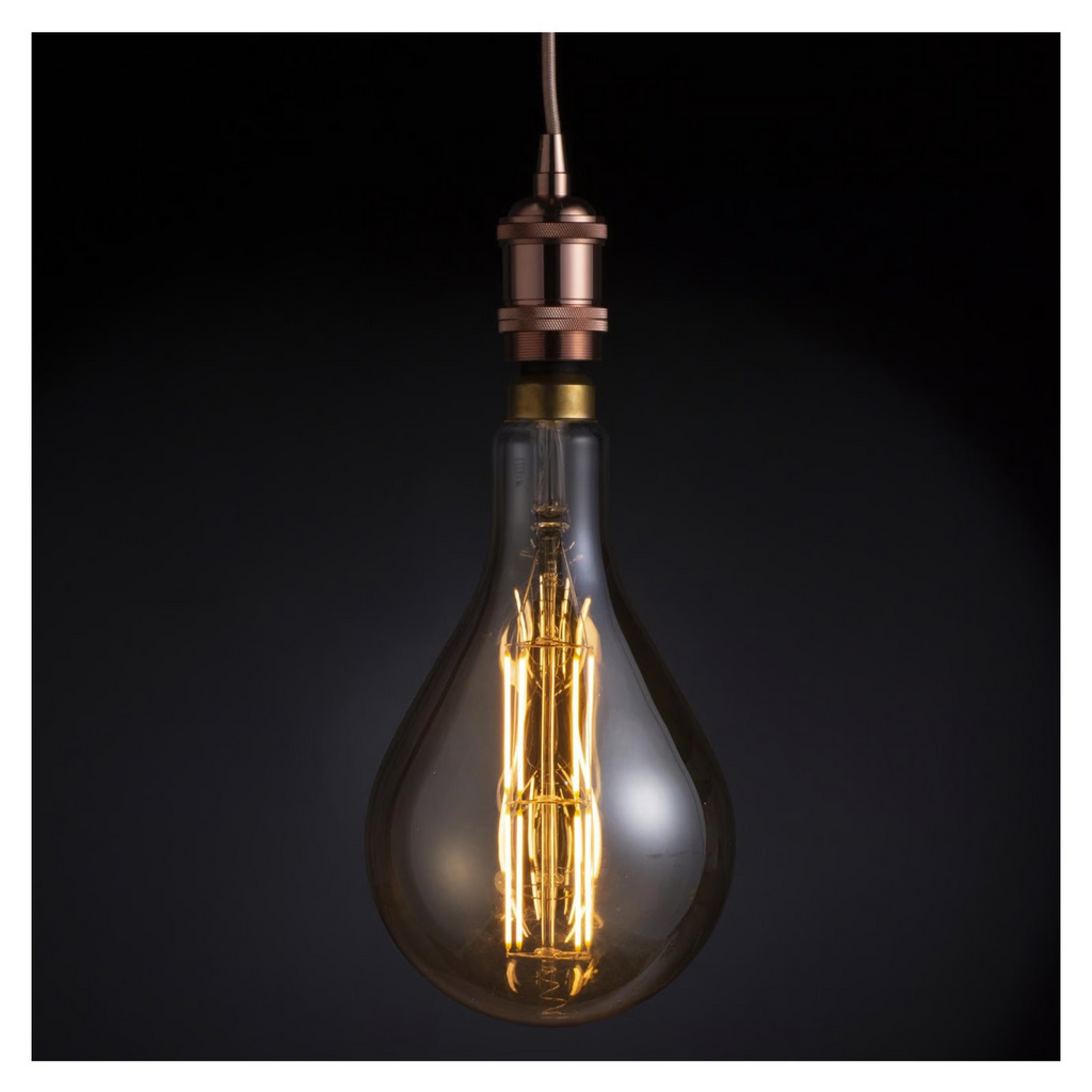 Ampolleta LED filamentos E27 4W luz cálida tipo Gota