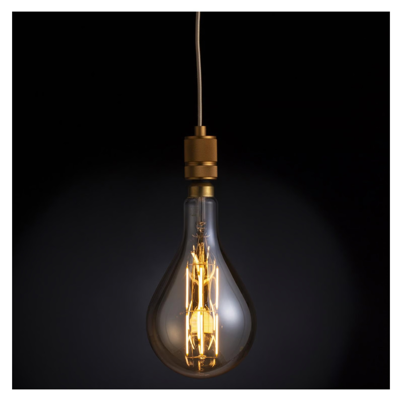 Ampolleta LED filamentos E27 4W luz cálida tipo Gota