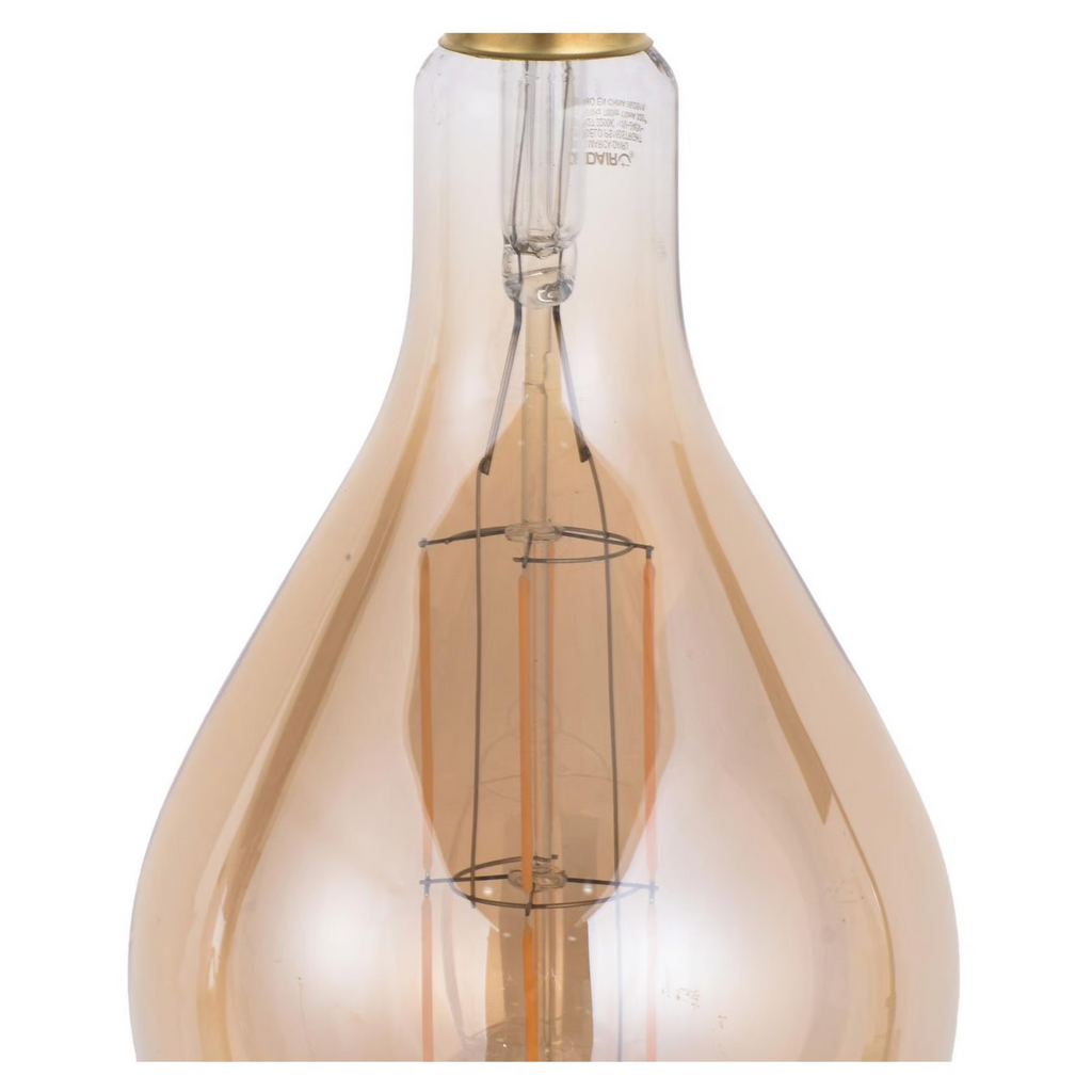 Ampolleta LED filamentos E27 4W luz cálida tipo Gota