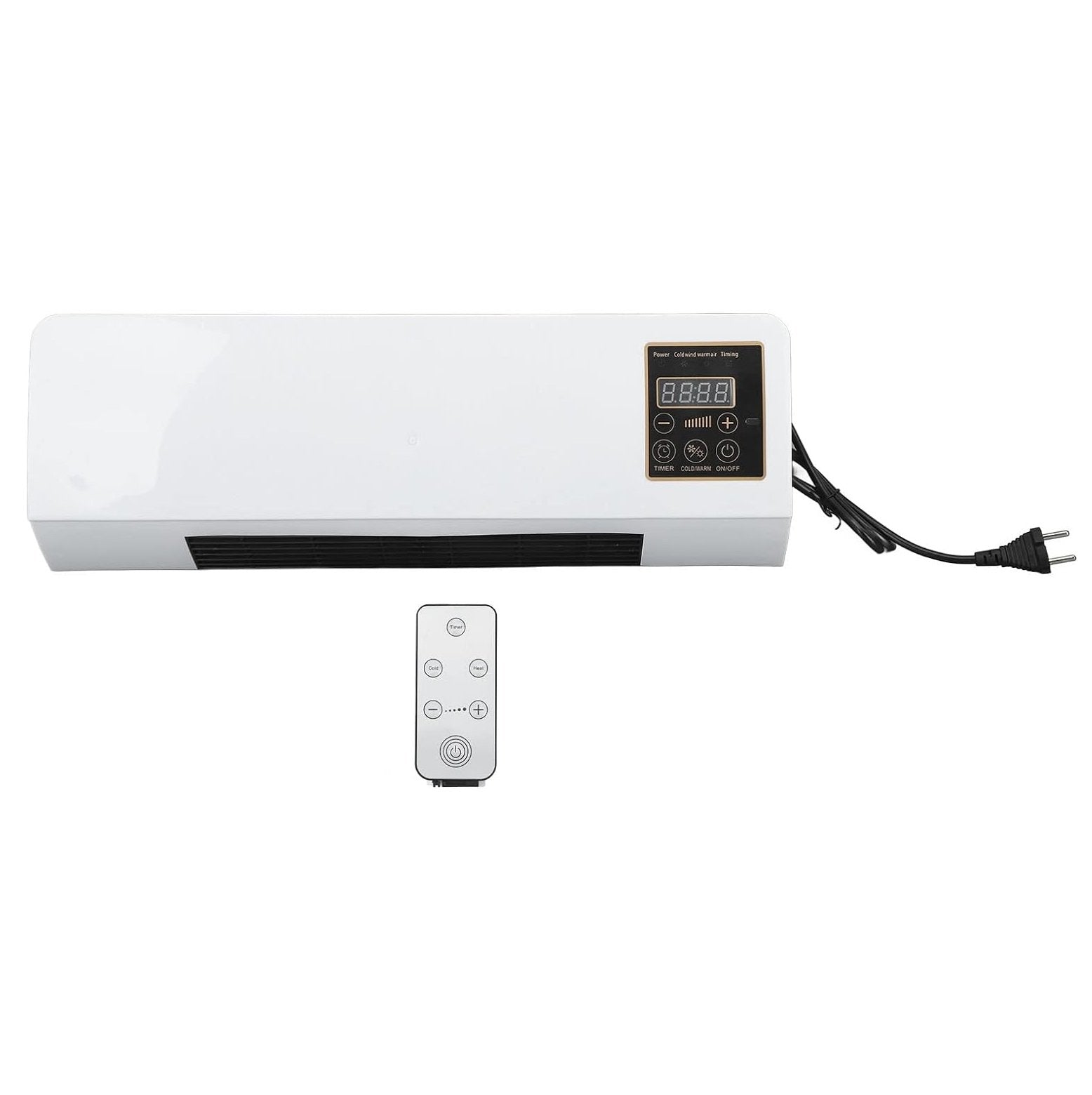 Calentador y Aire Acondicionado 2 En 1 Eléctrico para pared