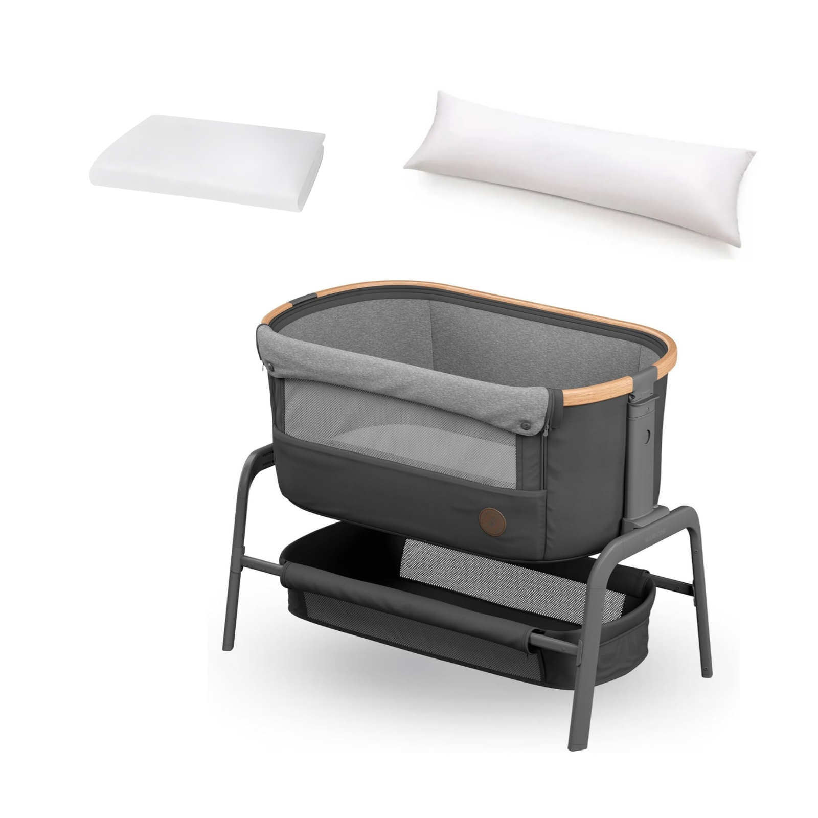 Cuna Colecho Lora Essential - Protector-Cojín 7 posiciones