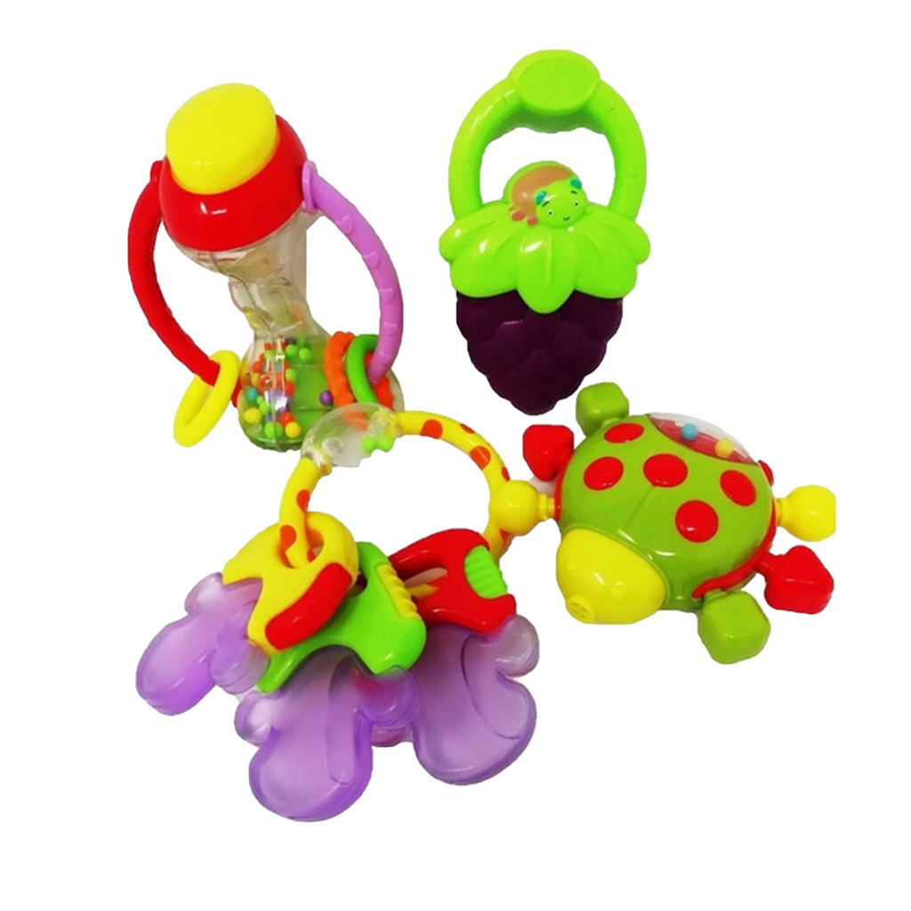 Cuna mas colchón Always together Set sabanas Azul y Sonajeros