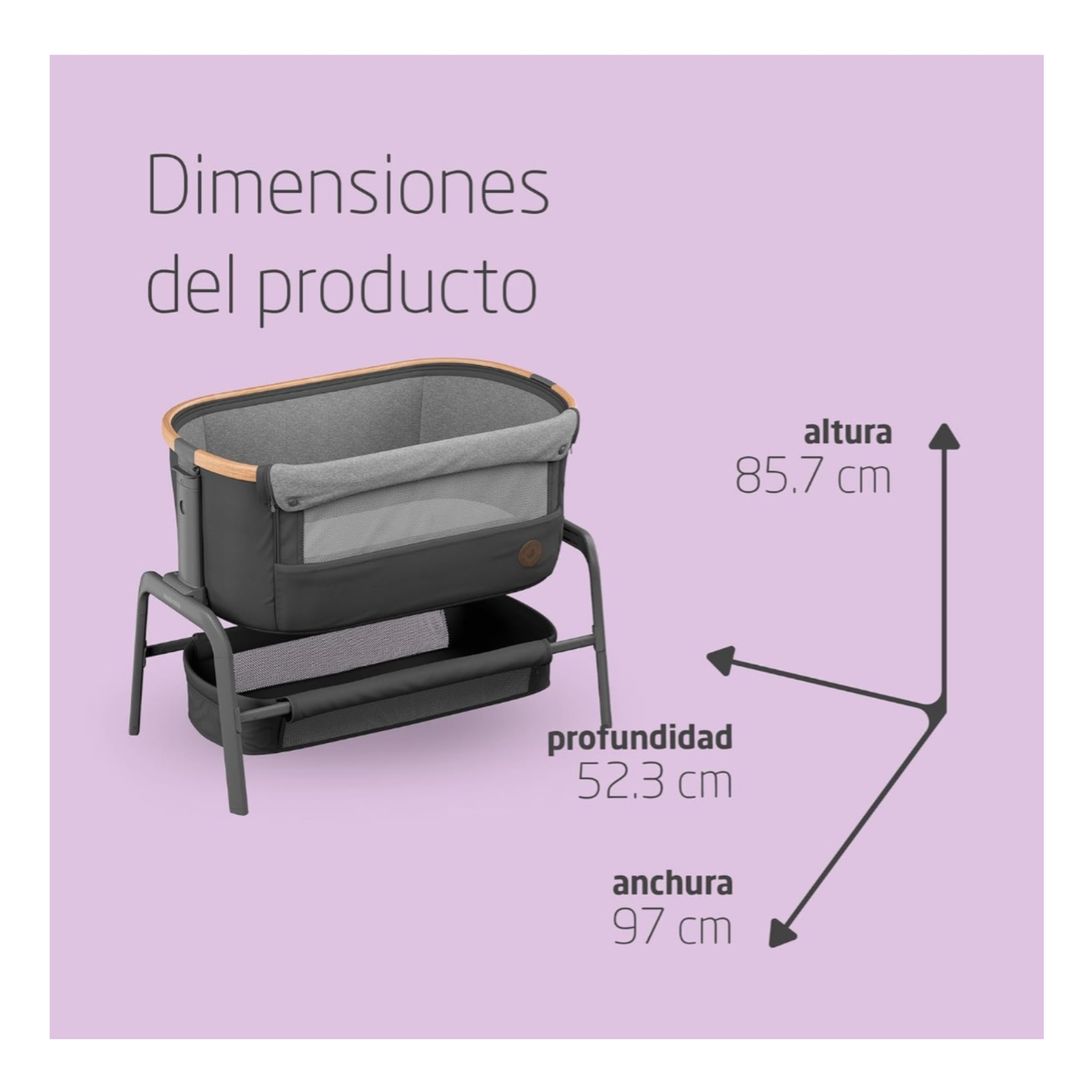 Cuna Colecho Lora Essential - Protector-Cojin Cervical