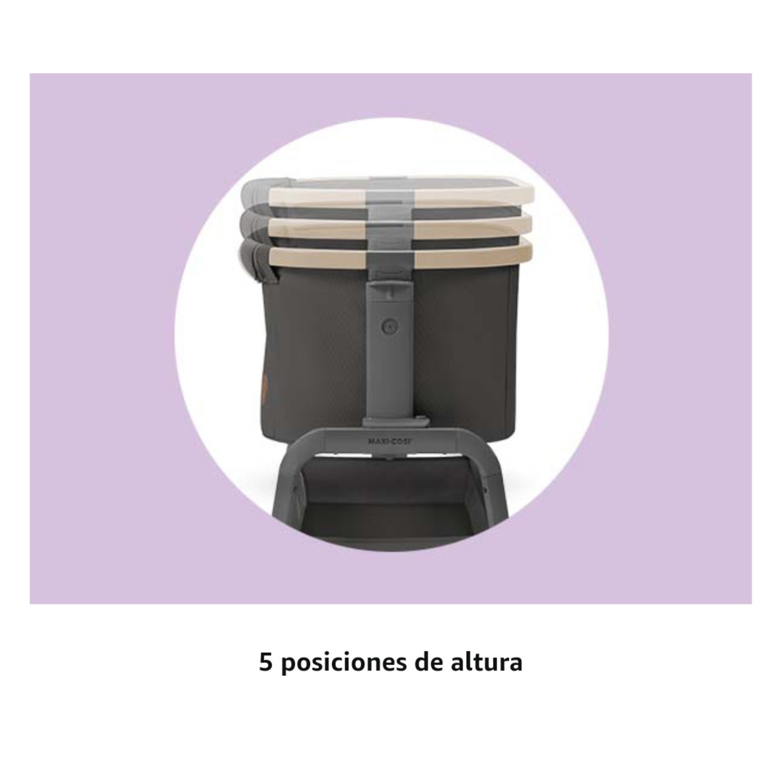 Cuna Colecho Lora Essential - Protector-Cojín 7 posiciones