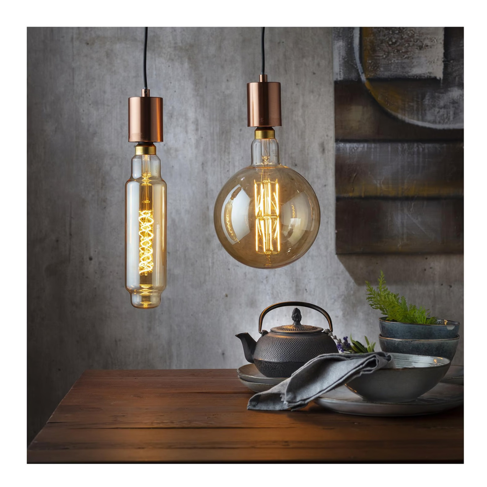 Ampolleta LED filamentos E27 4W luz cálida tipo Tubo