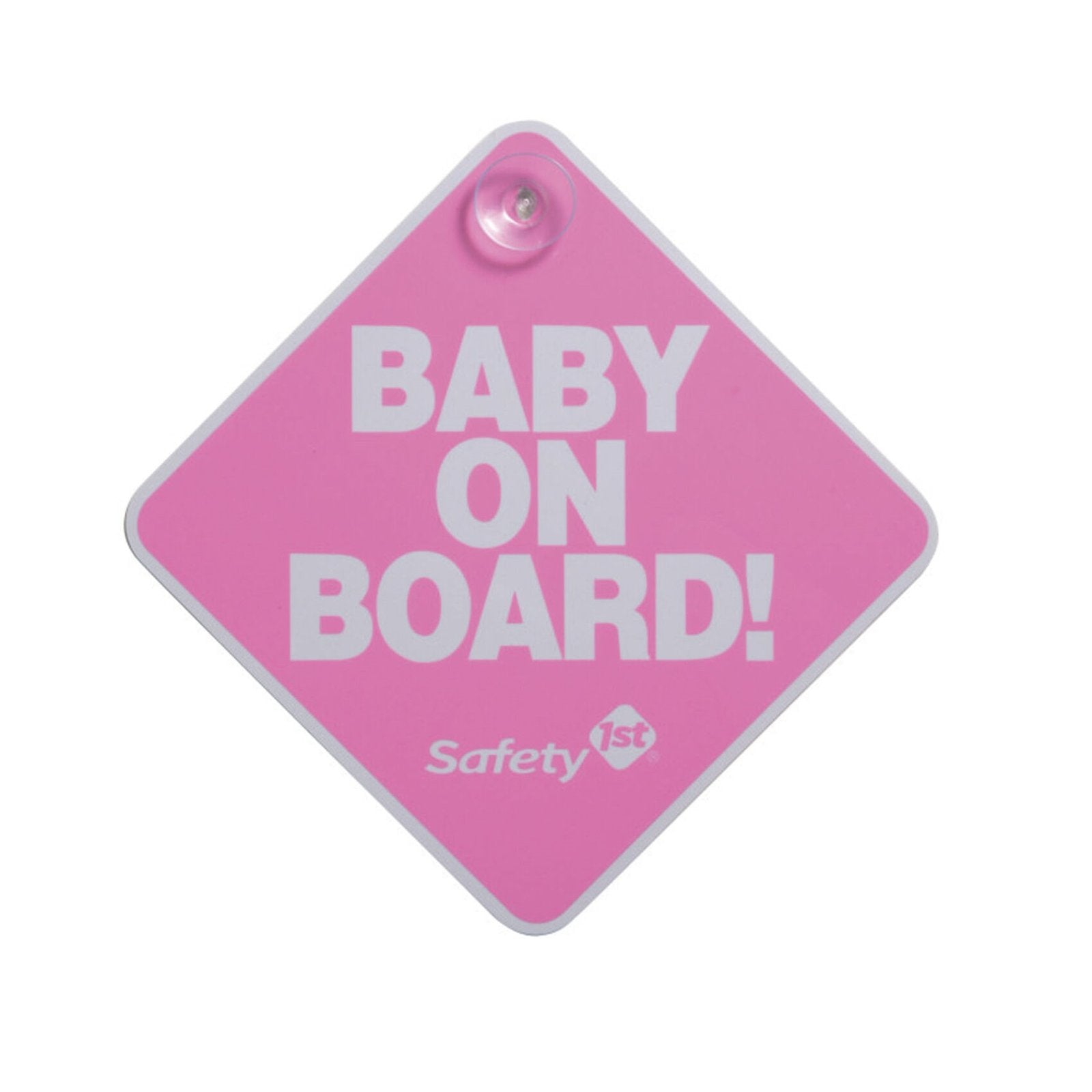 Alzador Conmuter GRAPHITE BLUE más letrero bebé a bordo Rosado