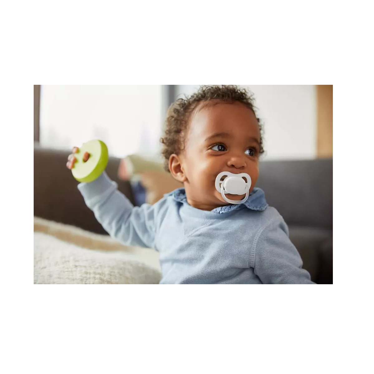 Chupete Ultra Air Blanco 6 a 18 meses