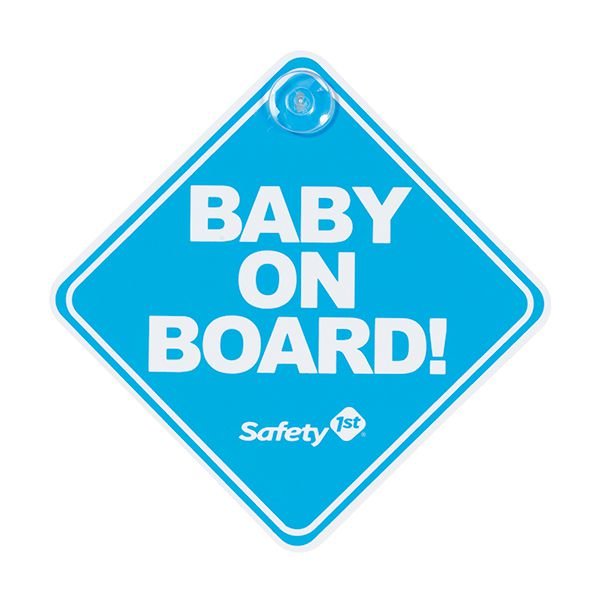 Alzador Conmuter GRAPHITE BLUE más letrero bebé a bordo Azul