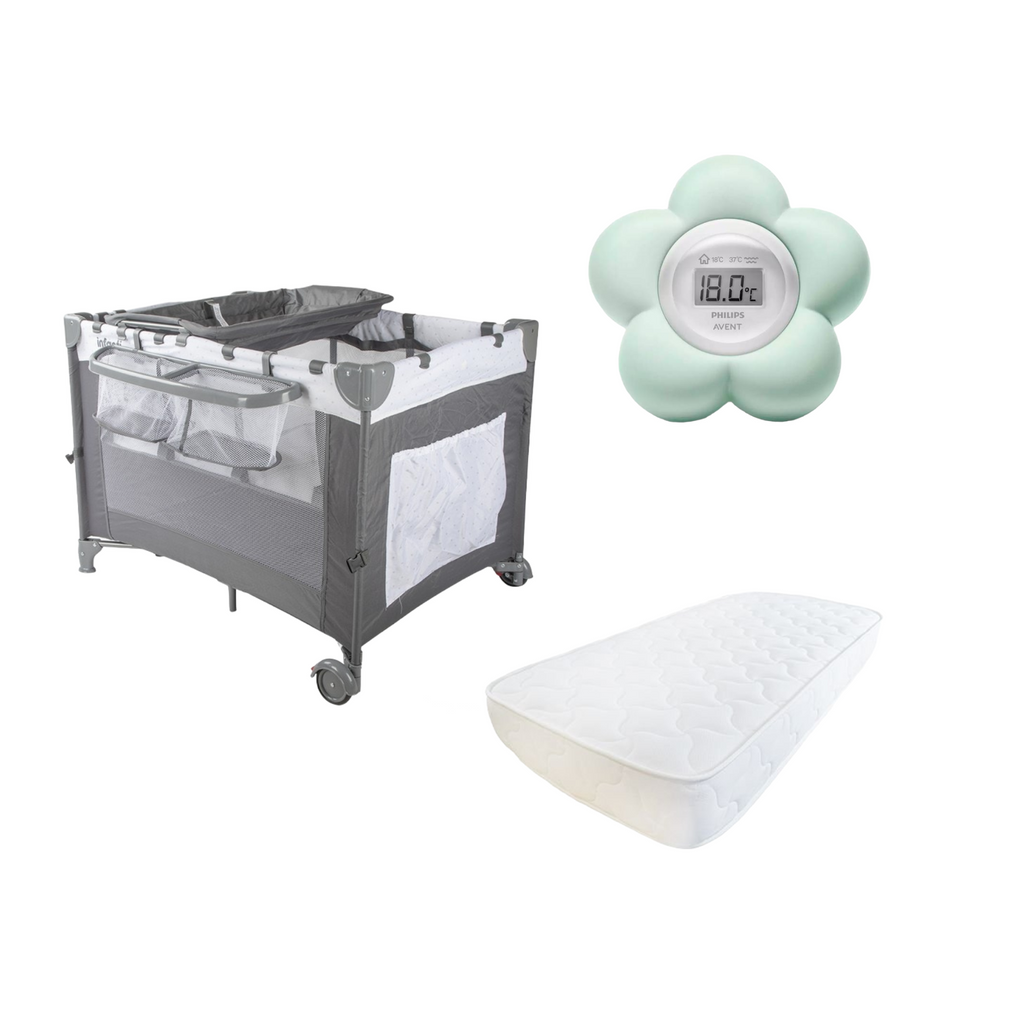 Cuna Colchón termómetro ambiental Playard Always Together